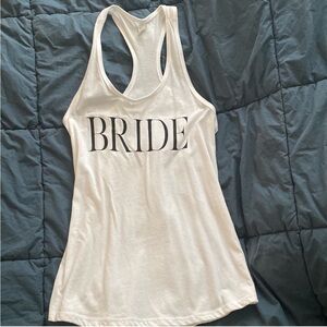 White Bride Tank Top